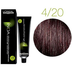 Loreal Inoa Hair Color 60G 4.20 Extra Burgundy Brown 60G