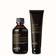 Nashi Argan Armonia Purifying Shampoo and Scrub Combo (250ml + 150ml)