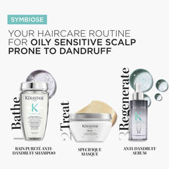 Kerastase Symbiose Bain Pureté Anti-Pelliculaire Shampoo for Anti-Dandruff, 80ml (Travel Size)