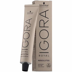 Schwarzkopf Igora Royal Absolutes Hair Color 60ml 6-60 Dark Blonde Chocolate Natural + Developer 20 Vol Combo