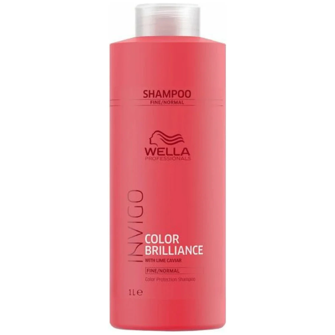 Wella Professionals Invigo Color Brilliance Shampoo | 1000 ml | Colour Protecting Hair Cleanser for Coloured, Treated, Fine/Normal Hair | With Lime Caviar