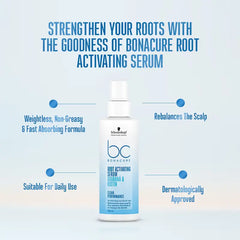 Schwarzkopf Professional Bonacure Root Activating Serum, 100ML | With Guarana & Biotin