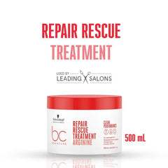 Schwarzkopf Professional BC Bonacure Repair Rescue Treatment, 500ml | with Arginine