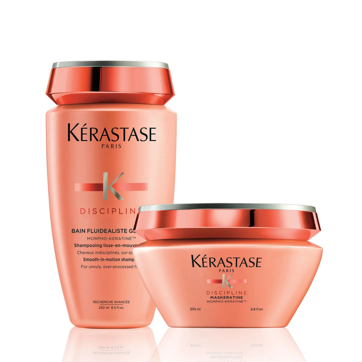 Kerastase Discipline Bain Fluidealiste Shampoo and Masque Combo Pack (250ml + 200ml)