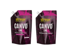 Streax Canvo Line Big Straightening Cream and Neutralizing Cream (Intense) (500g + 500g)