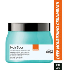 L'Oreal Professionnel Hair Spa Deep Nourishing Creambath With Water Lily For Dry Hair 490gm