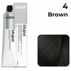 Loreal Professional Majirel Hair Color 50G 4 Brown + Oxidant 1000Ml Combo