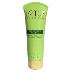 Lotus Professional Cleansing Facial Green Tea And Chamomile Soothing Masque, 60g