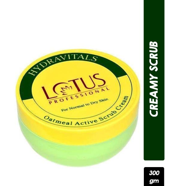 Lotus Professional Hydravitals Oatmeal Active Scrub Cream (260g)