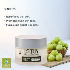 Lotus Professional Phyto Rx Whitening & Brightening Creme, SPF 25 PA+++, Natural, 50 g