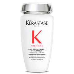 Kérastase Première Decalcifying Repairing Shampoo 250ml | Strengthening & Smoothing | For Breakage & All Damaged Hair Types | Removes Buildup and Decalcifies with Citric Acid