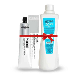 Loreal Majirel Hair Color 50G 7.1 Cool Cover Ash Blonde + Oxidant 1000Ml Combo