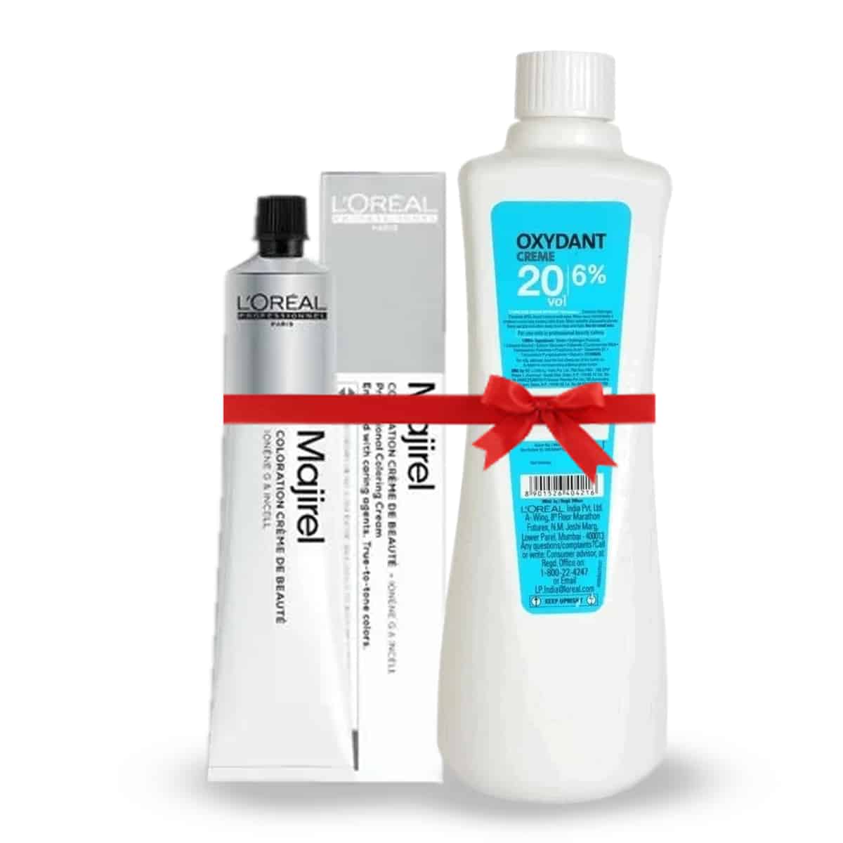 Loreal Majirel Cool Cover Hair Color 50G 9.11 Very Light Deep Ash Blonde+ Oxidant 1000Ml Combo