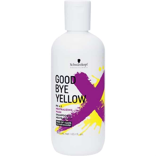 Schwarzkopf Good Bye Yellow Neutralizing Bonding Wash Shampoo Ph 4.5 300Ml