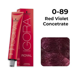 Schwarzkopf Igora Royal Hair Color 0-89 Red Violet Concentrate, 60ml