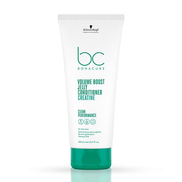 Schwarzkopf Professional Bonacure Volume Boost Jelly Conditioner With Creatine - For Fine Hair (200ml)
