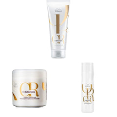 Wella Professionals Oil Reflections Regime for Smooth Shiny Hair - Shampoo 250ml, Conditioner 200ml and Mask 150ml set