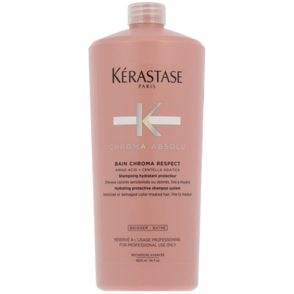 Kérastase Chroma Absolu Bain Chroma Respect Shampoo for Fine Hair (Sulphate-Free) 1000 ml