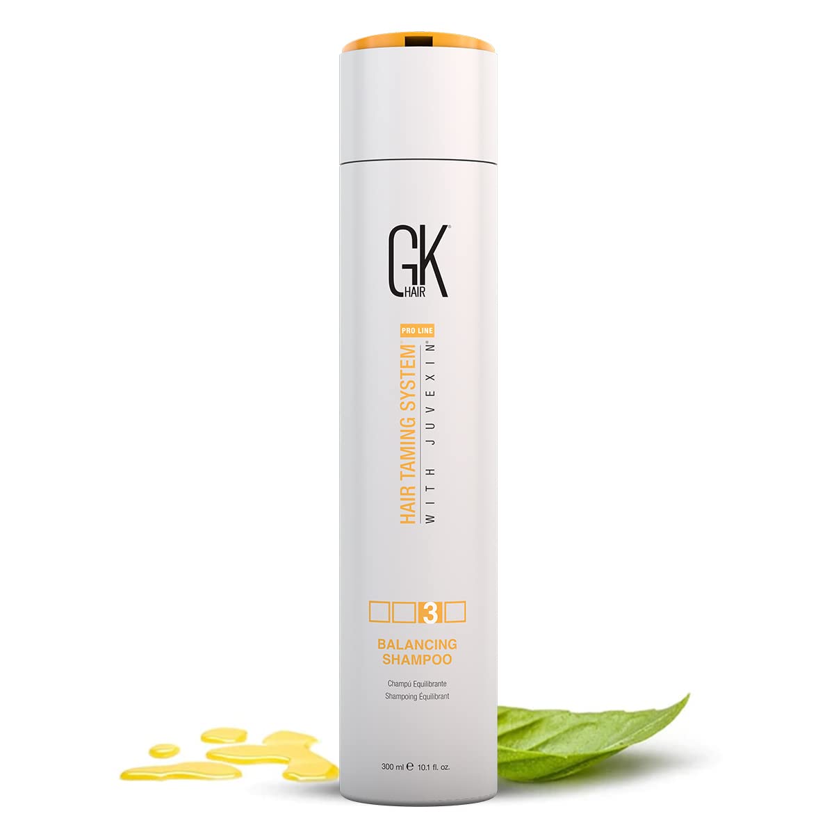 GK Hair Global Keratin Balancing Shampoo 300ml For Oily Hair And Scalp Restores Scalp pH Level - Sulfate And Paraben Free