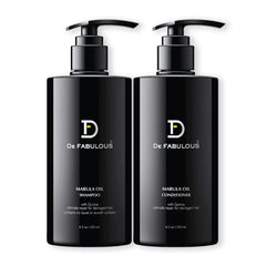 De Fabulous Marula Oil Shampoo & Conditioner- 250ml Combo | Sulphate-Free | All Hair Types