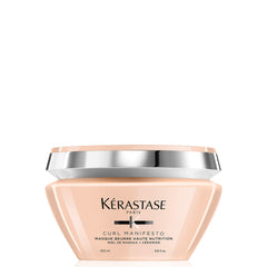 Kerastase Curl Manifesto Beurre Haute Nutrition Hair Mask 200ml | Strengthens & Prevents Breakage | Adds Softness & Shine | For All Wavy, Curly, Very Curly & Coily Hair