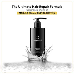 De Fabulous Marula Oil Shampoo & Conditioner- 250ml Combo | Sulphate-Free | All Hair Types