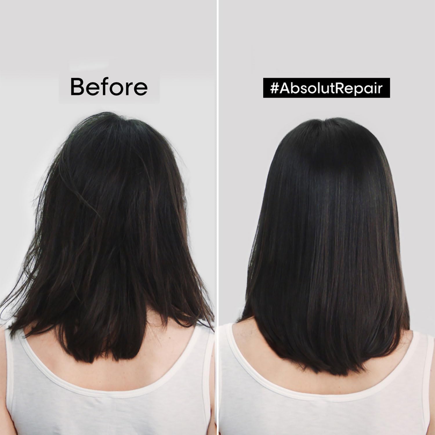 L'Oréal Professionnel Serie Expert Absolut Repair Shampoo, 300ML - 8901526509386 - Befor and After Use Result of Absolut Repair