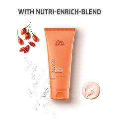 Wella Professionals Invigo Nutri-Enrich Hair Conditioner | 200 ml | Nourishing, Hydrating Hair Treatment for Dry and Damaged Hair | With Goji Berry Nutrients