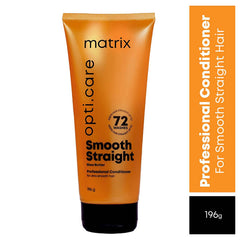 Matrix Opti.Care Professional Conditioner 196g for Salon Smooth Straight Hair | Control Frizzy Hair for up to 4 Days | With Shea Butter | No Added Parabens