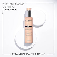 KERASTASE Curl Manifesto Gelée Curl Contour Gel-Cream | Enhances Curl Definition Without Crunch | Anti-Frizz | With Shea Butter | For All Wavy, Curly, Very Curly & Coily Hair