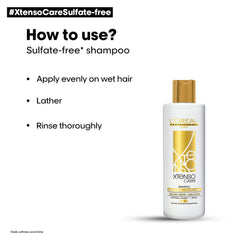 L'Oreal Professionnel Xtenso Care Sulfate-free Shampoo (250ml) + L'Oreal Professionnel Xtenso Care Sulfate-free Mask (196gms)