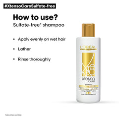 L'Oréal Professionnel Xtenso Care Sulfate-free* Shampoo 250 ml, For All Hair Types