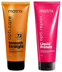 Matrix Opti.Repair Professional Liquid Protein Conditioner, 98g & MATRIX Opti.Care Professional ANTI-FRIZZ Conditioner (98g) Combo