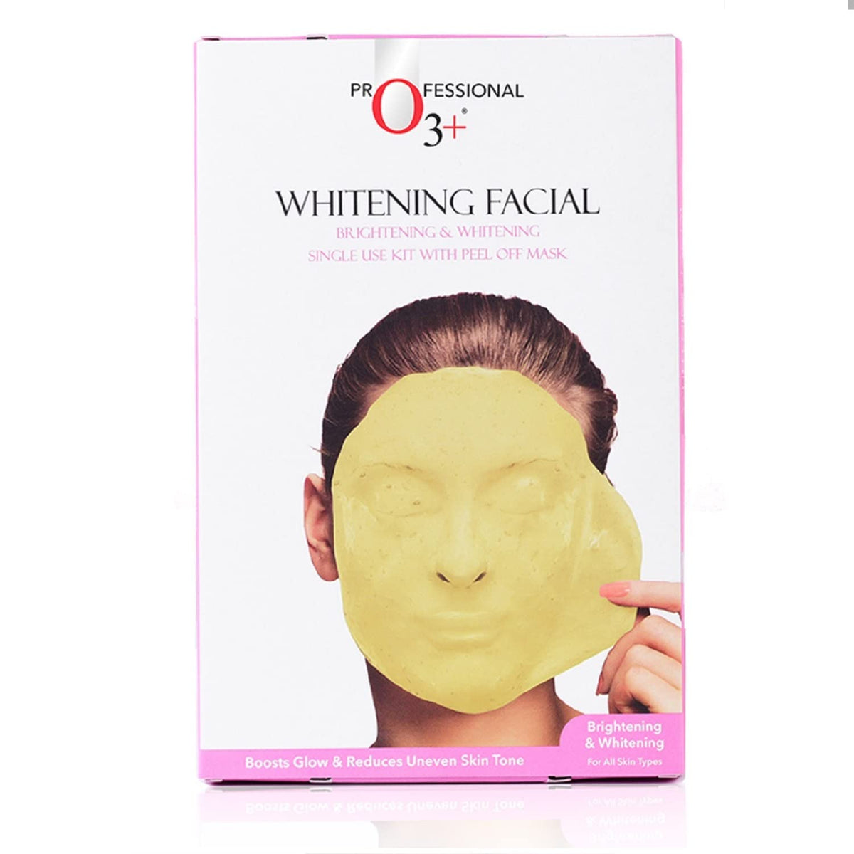 O3+ Whitening Facial Kit With Brightening & Whitening Peel Off Power Mask (45gm)