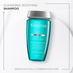 Kerastase Dermo-Calm Bain Vital Haute Tolerance for Sensitive Scalp Hair Shampoo, 8.5 Ounce