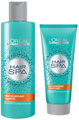 L'Oréal Professionnel Hair Spa Deep Nourishing Shampoo + Conditioner Combo For Dry Hair With Water Lily, 250Ml & 200Ml (Pack Of 2)