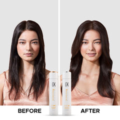 GK Hair Balancing Keratin Shampoo And Conditioner 300ml Combo For Oily Hair And Scalp Restores Scalp pH Level - Sulfate Free Paraben Free