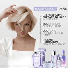 Kerastase Blond Absolu Cicaflash Intense Fortifying Treatment (Lightened or Highlighted Hair) 1000ml