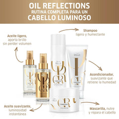 Wella Professionals Oil Reflections Luminous Reveal Hair Shampoo | 250 ml | Moisturizing, Hydrating Hair Cleanser for Shiny, Glossy Hair | With Camellia Oil & White Tea Extracts