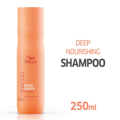 WELLA Professionals Invigo Nutri Enrich Deep Nourishing Shampoo For Dry and Damaged Hair & Professionals Invigo Balance Clean Scalp Anti Dandruff Shampoo (250 ml)