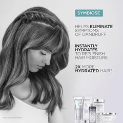 KERASTASE Symbiose Anti Dandruff Shampoo Crème | Cleanses and Hydrates Scalp & Hair | For Scalps Prone to Dandruff | Sulfate-Free | Formulated with Zinc Pyrithione | 8.5 Fl Oz