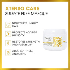 L'Oréal Professionnel Xtenso Care Sulfate-free* Masque + L'Oréal Professionnel Xtenso Care Serum (196g + 50ml), For Straightened Hair